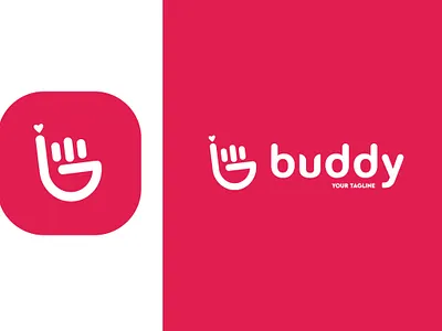 buddy Logo Apps apps design brand design brand identity branding brandmark design flat flatdesign icon illustration logo logo design logodesign logomark logomarks logos startup startup logo vector