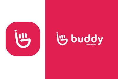 buddy Logo Apps apps design brand design brand identity branding brandmark design flat flatdesign icon illustration logo logo design logodesign logomark logomarks logos startup startup logo vector