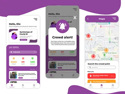 Physical Distancing COVID-19 Mobile Apps branding corona covid covid19 design maps mobileapps simple simple clean interface ui ui design ux uxdesign