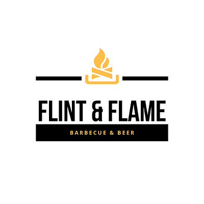 flint & flame canva dailylogochallenge logo