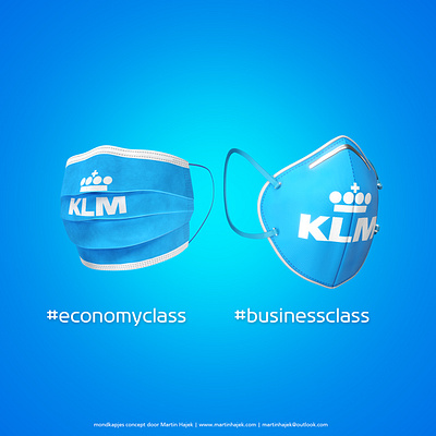 Face masks with airline branding 3d airlines corona covid19 face mask klm mockup mockups photoshop rendering