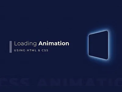 CSS Loader Animation css css animation css loader css3 divinectorweb frontend html html5 webdesign