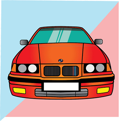bmw e36 illustration