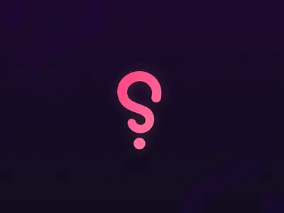 S Question Mark branding concept design glow gradient icon light bulb logo logos minimal logo minimalistic minimalistic logo modern modern logo question mark simple simple logo typography vector