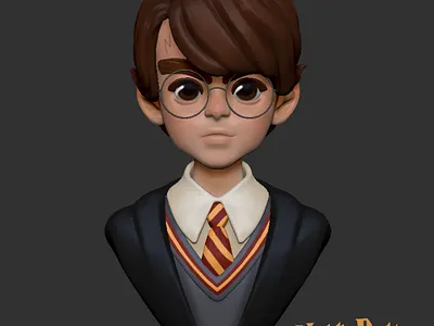 Harry Potter 3d 3d artist 3d designer artist bahrain baylon character design design graphic designer harry potter philippines riyah riyah baylon zbrush