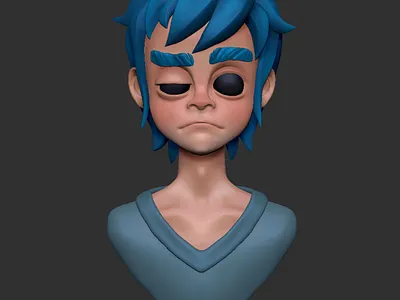 Gorillaz 3d 3d art 3d designer 3d modeling art artist artists character design design dribbble fan art gorillaz graphic design philippines riyah riyah baylon zbrush
