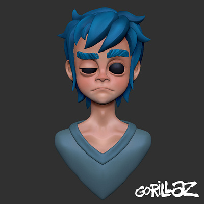 Gorillaz 3d 3d art 3d designer 3d modeling art artist artists character design design dribbble fan art gorillaz graphic design philippines riyah riyah baylon zbrush