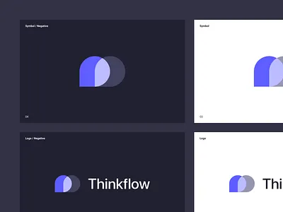 Thinkflow Logo brand branding logo logo design logo symbol logodesign logos logotype logotypes map mind mind map symbol typo