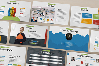 Educa - Education Powerpoint Template business presentation finance investor keynote template lookbook minimal pitchdeck powerpoint template presentation simple