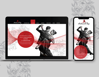 Logo + Web design Academia del Tango