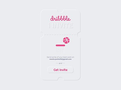 Dribbble Invite 1 invite dribbble dribbble best shot dribbble giveaway dribbble invitation dribbble invite dribbble invite giveaway dribbble invites flat free invite invitation invite invite design invite giveaway minimal neomorphism ui