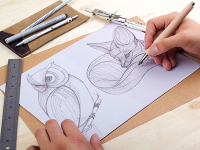 Illustrations animals animal branding design drawing graphic design idea identity illustration zoo