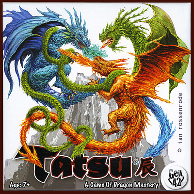 Tatsu game box illustration dragons fantasy fantasy art game art illustration painter wacom intuos wacom tablet