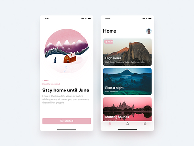 Concept for app about virtual tour of places app app design branding card concept design illustration interface ui ux virtual