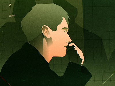 coming over abstract bar composition fragment illustration laconic layout lines man man illustration minimal noir portrait art poster poster art