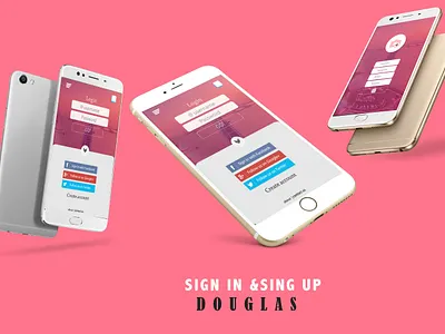 Sign in & Sign up app design application programer