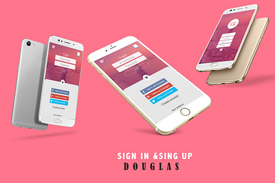 Sign in & Sign up app design application programer