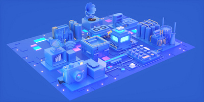 5G in the future c4d design ui