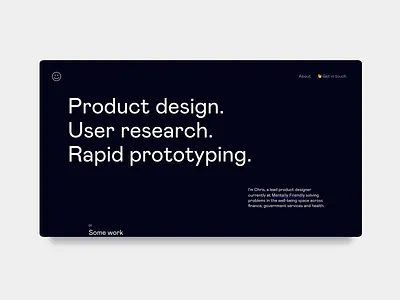 Personal site - 2020 css dark mode figma javascript typogaphy