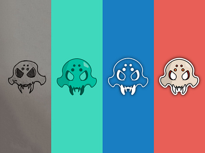 Skull illustration character character design cute graphic graphic design illustration illustrator skull