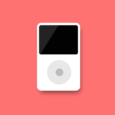 Apple iPod apple applewatch branding illustration illustrations illustrator ipod logodesign minimal objects typography ui