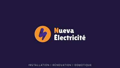 Nueva Électricité branding design logo