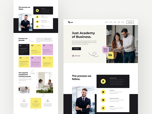 Just home page by Taras Migulko for Emote on Dribbble