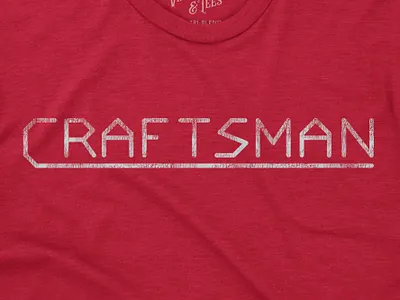 Vintage Craftsman Logo - Circa 1933 american antique branding carpentry contruction craftsman decay design font logo made in america made in usa mechanic old skool oldschool tools typography usa vintage vintage logo