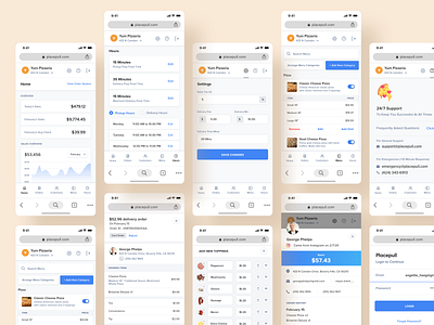 Placepull Dashboard mobile responsive 🍕 food ordering food ordering app mobile responsive mobile ui pizzeria restaurant