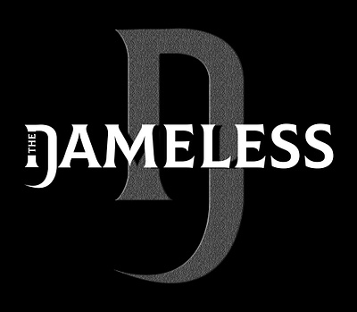 nameless band dark logo n nameless rock and roll vector