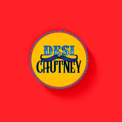 Desi Chutney logo minimal vector