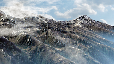 Sierra Nevada 3D Render 2020 3d 3drendering blender landscape mountains outdoors satellite sierra nevada south america