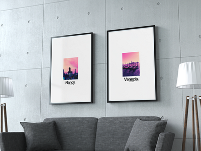 Posters City Colors city design illustration modernism nancy nature photo photography photoshop venice