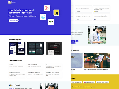 My Personal Website creative minimal personal personal branding portfolio website ui ui design user interface user interface design ux web web design
