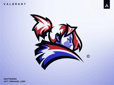 Valorant Jett brand branding branding agency branding concept branding design esports esports logo esports logos esports mascot esportslogo gaming gaming app gaming logo gaming website gaminglogo sports sports branding sports design sports logo sportswear