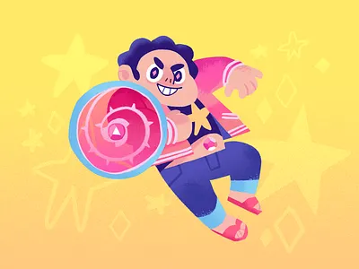 Bright future cartoon network character design digital fan art fanart illustration photoshop steven universe steven universe future sticker