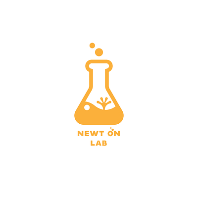 Newt on Lab brand identity branding design illustration logo logo concept logo inspiration logodesign logos minimal