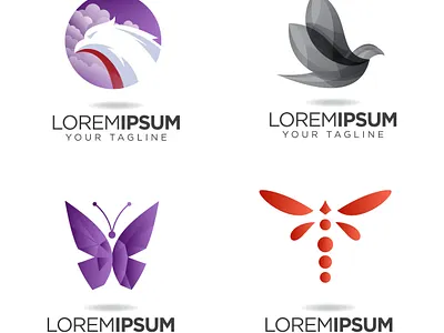 abstract animal animal animation app business design flat food and drink illustration logo modern vector