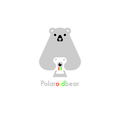 Polaroid Bear brand identity branding illustration logo logo concept logo inspiration logodesign logos minimal negative space logo