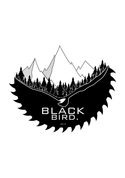 Logo design adobe illustrator blackandwhite design logo