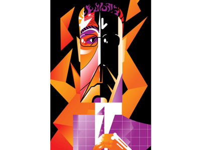 Guys Fring abstract better call saul breaking bad caricature digital art graphic guys fring illustration illustrator vector