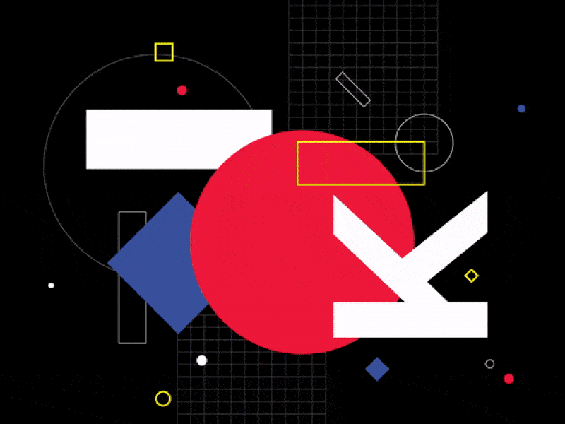 K KALINKA abstarct adobe aftereffects animation art black colors composition geometric geometric art illustration kinetic logo minimalistic motion motiondesign red ui