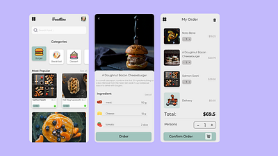 Food App Design app cafe cook cooling design dessert food food and drink food app minimal mobile mobile app order shop shopping ui ui app design ui mobile uiux ux