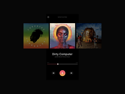 Daily UI 009 | Music Player dailyui dalyui009 music musicplayer uidesign