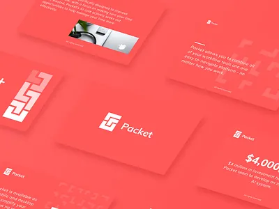 Slide Design - Packet brand design branding concept design graphic design logo design logo mark presentation presentation design slides typography