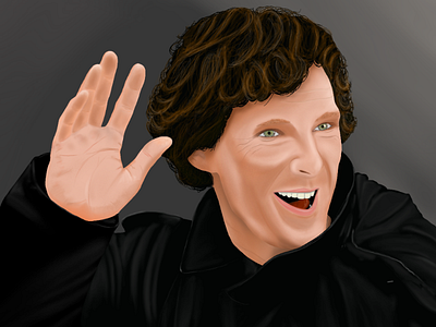 Sherlocked digitalpotrait procreate