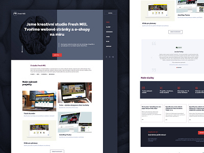 Fresh Mill studio art branding design inspiration web design website website design wordpress