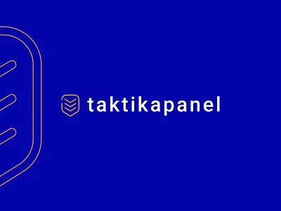 TaktikaPanel - Logotype 2d art clean creative design flat logo logotype olwens white