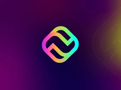 Tech startup logo high tech letter n logo design modern saas startup tech unused