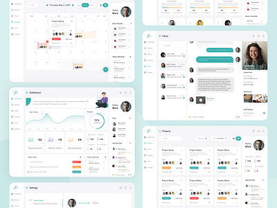 TeamUp - Dashboard Exploration app appdesign clean components dashboard design landing page mobile ui sketchapp ui ux webdesign website